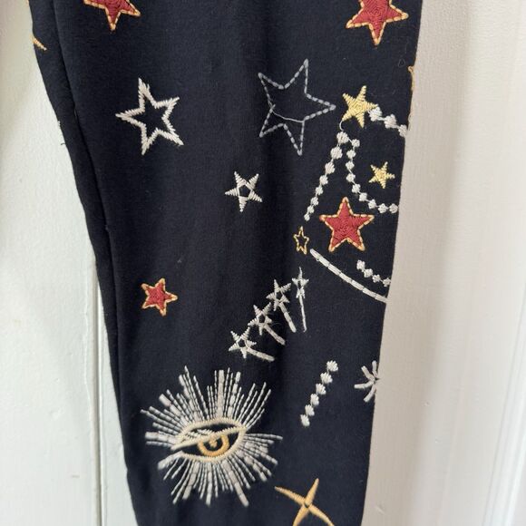 JW Los Angeles Johnny Was Moon & Star Celestial Embroidered Callista Legging XS - Picture 15 of 16